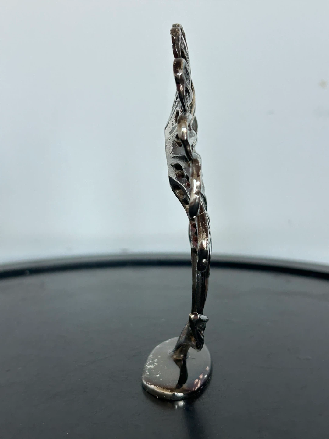 Vintage Silver-Tone Daisy Flower Figurine / Earring  Display - photo 4