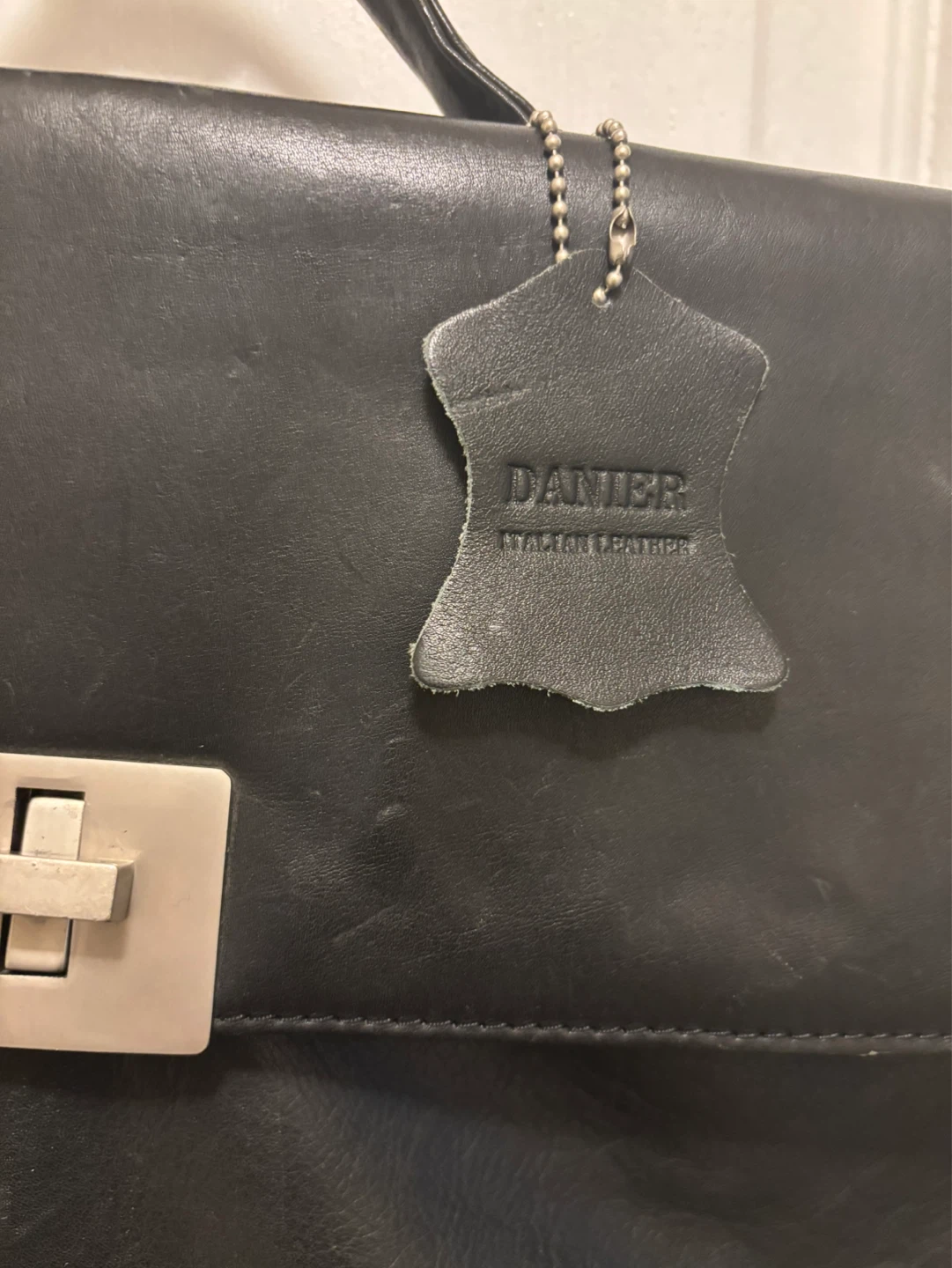 Danier Black Leather Briefcase - photo 2