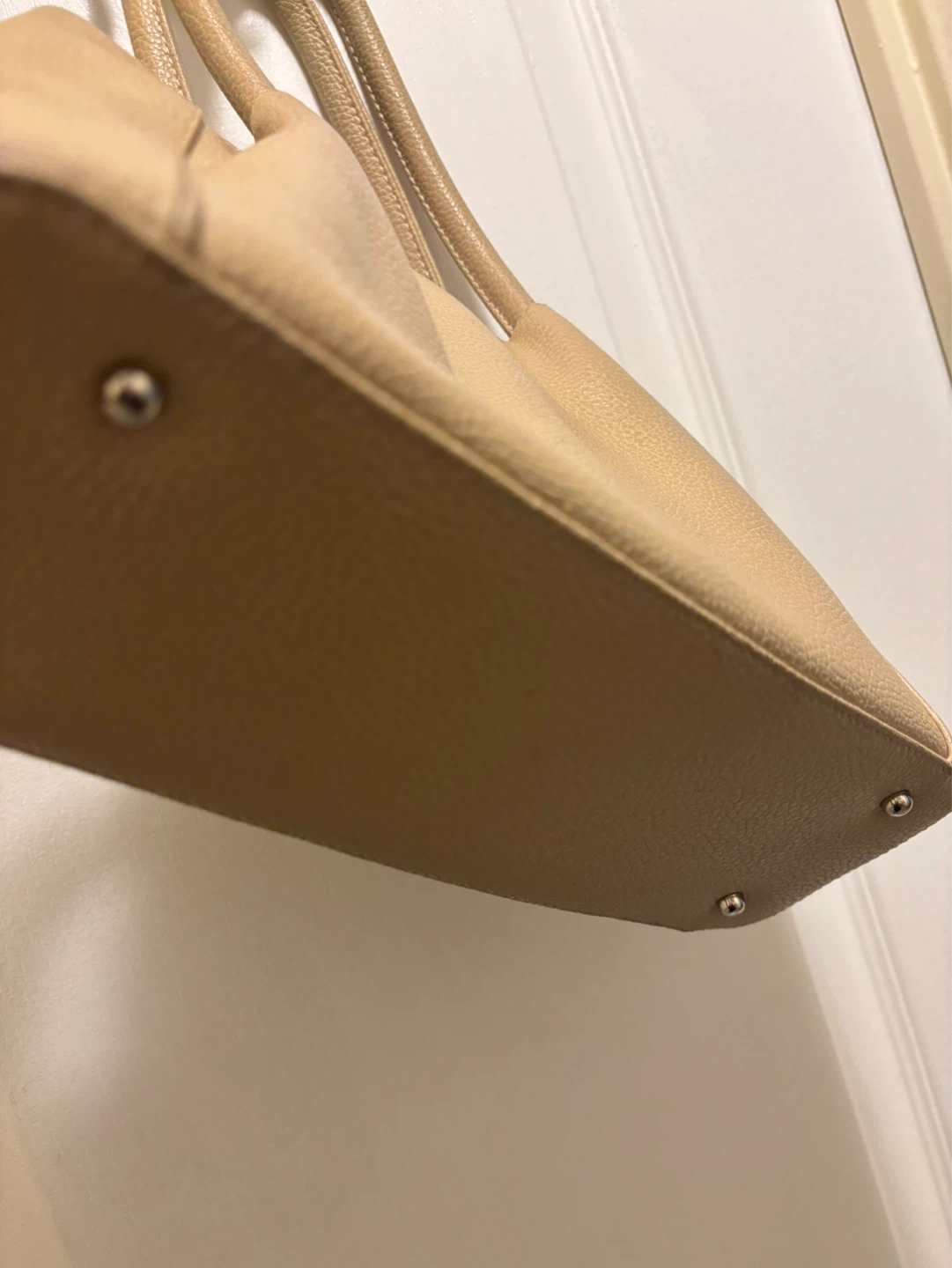 Goldfish Tan  Leather Tote Bag - photo 3