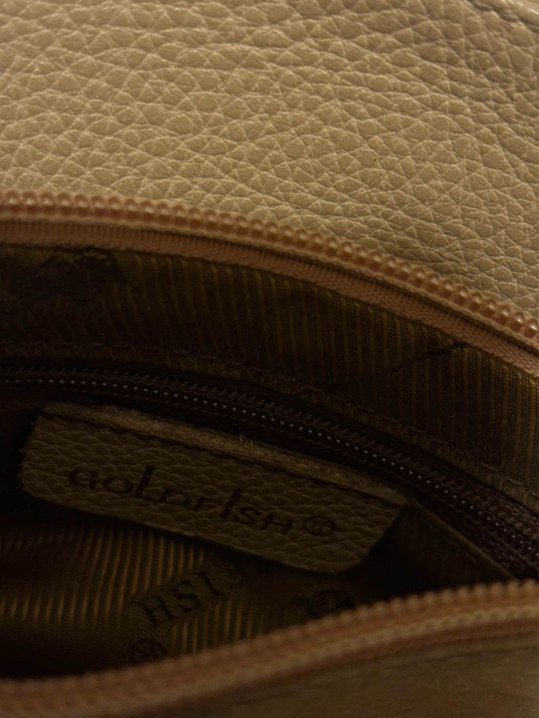 Goldfish Tan  Leather Tote Bag - photo 4