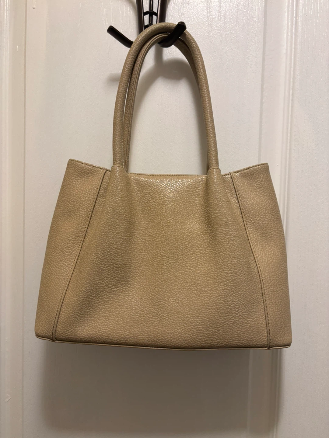 Goldfish Tan  Leather Tote Bag - photo 2