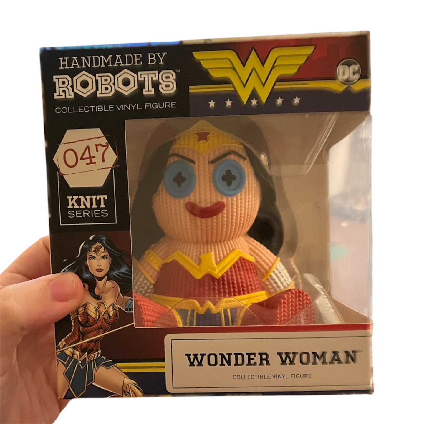 Handmade by Robots Wonder Woman Knit Series Vinyl Figure