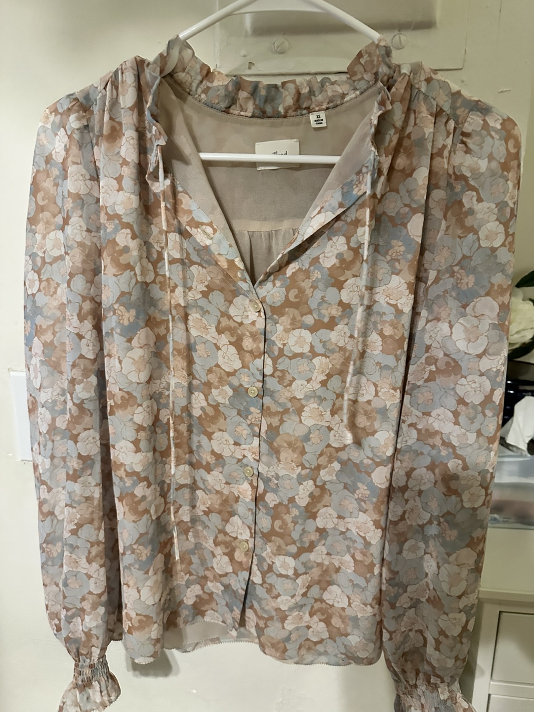 Wilfred Floral Print Blouse XS