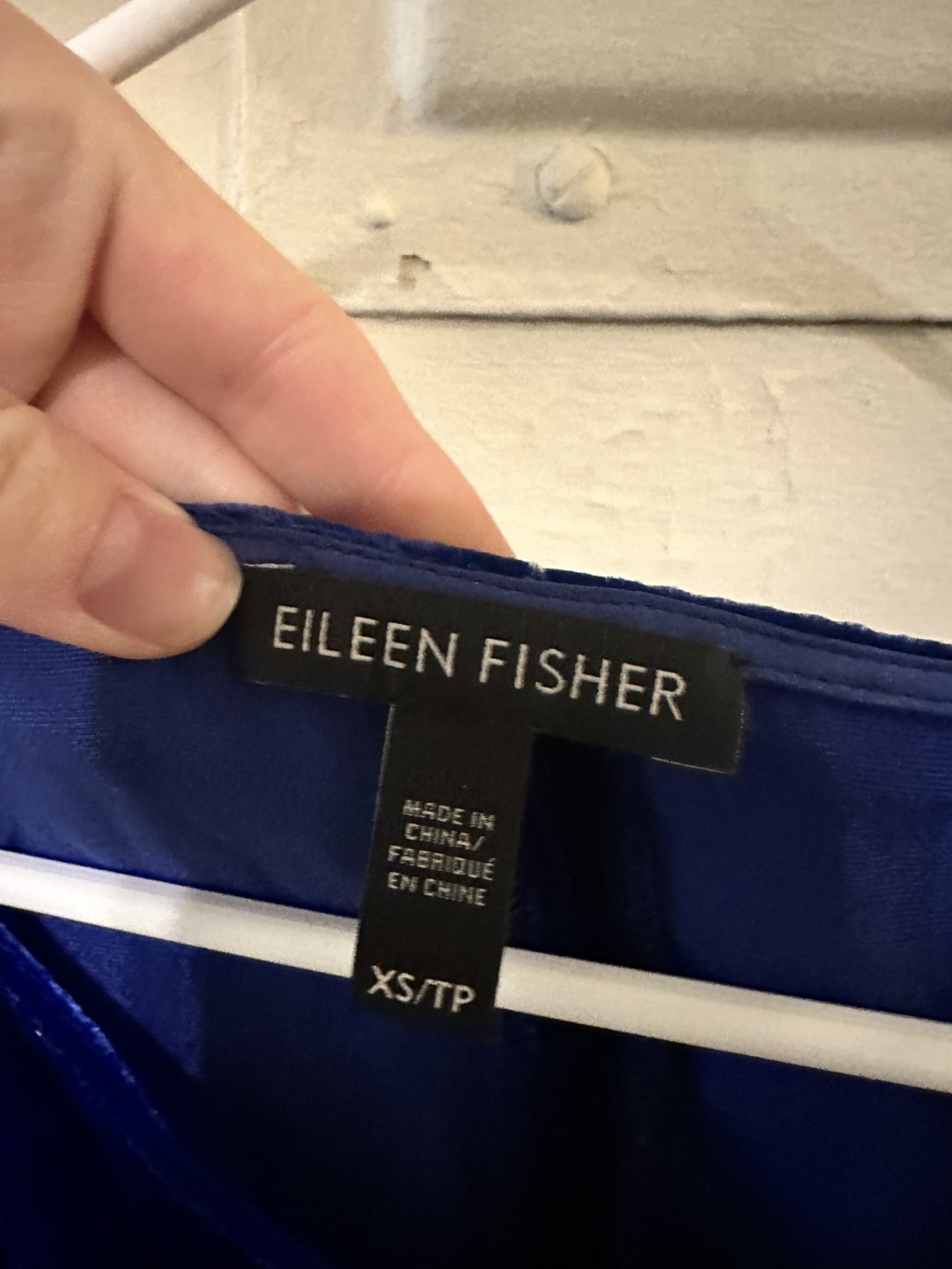 Eileen Fisher Blue Velvet Dress XS/TP - photo 2
