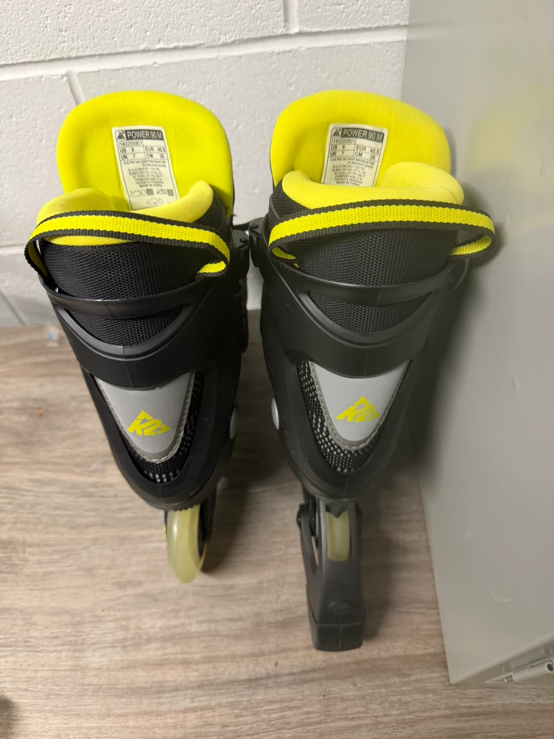 K2 Power 90 Inline Skates Size 8 - photo 2