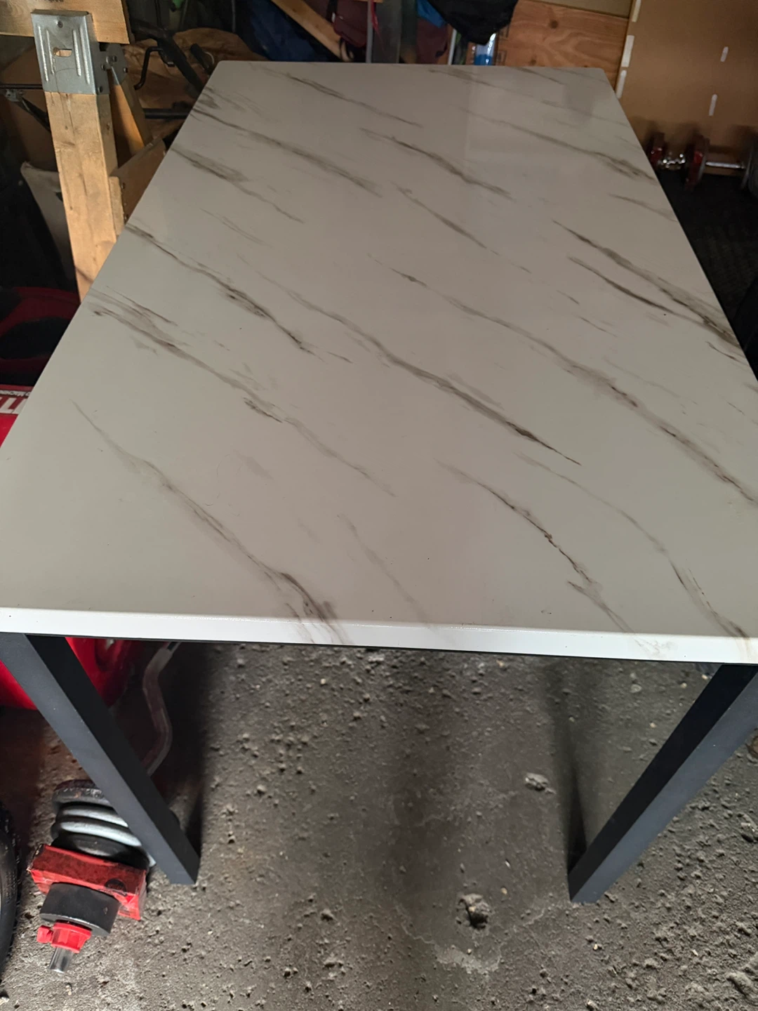 Marble top desk or table