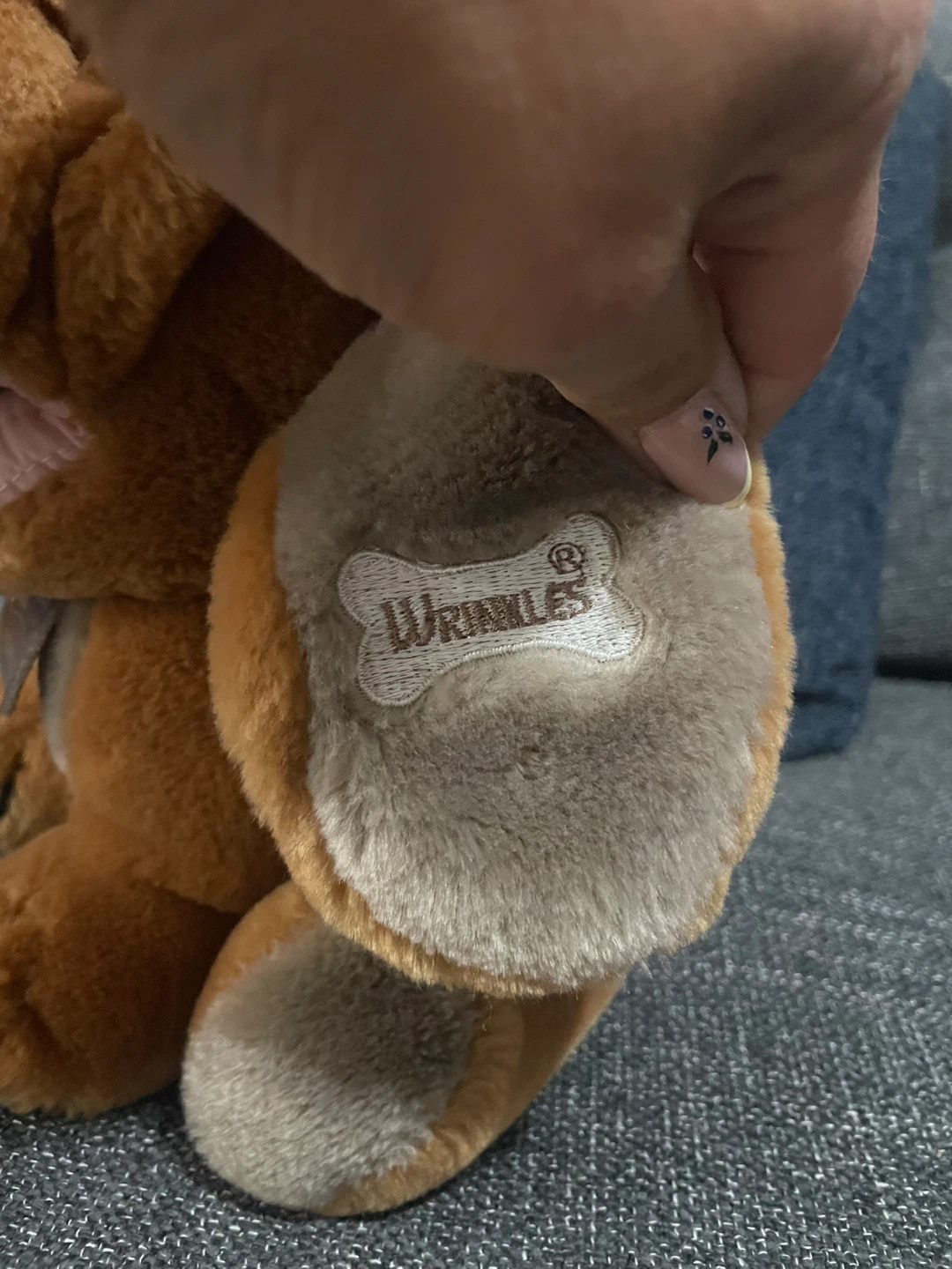 Vintage Wrinkles Plush Dog Toy - photo 4