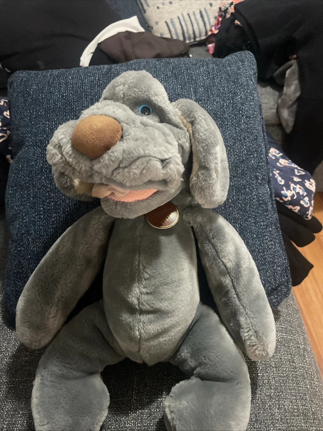 Vintage Wrinkles Plush Dog Toy