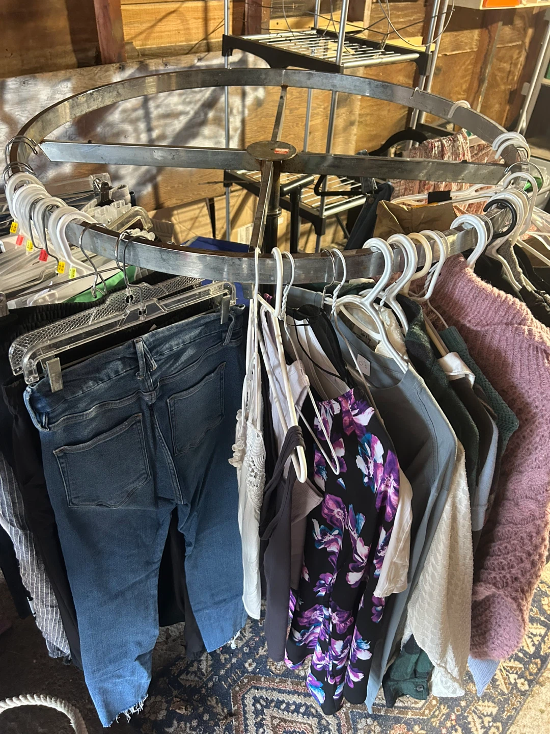 Clothing yard sale