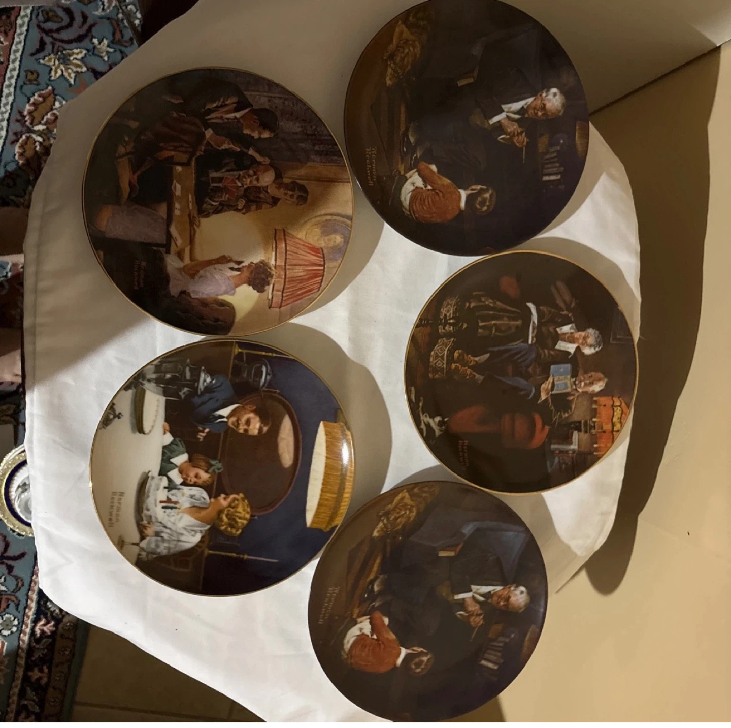 Collection of Norman Rockwell Collector Plates