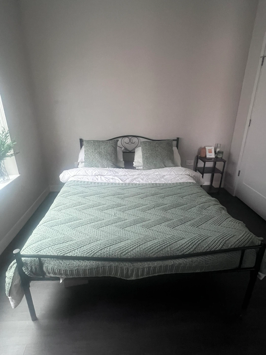 Black Metal Bed Frame Queen