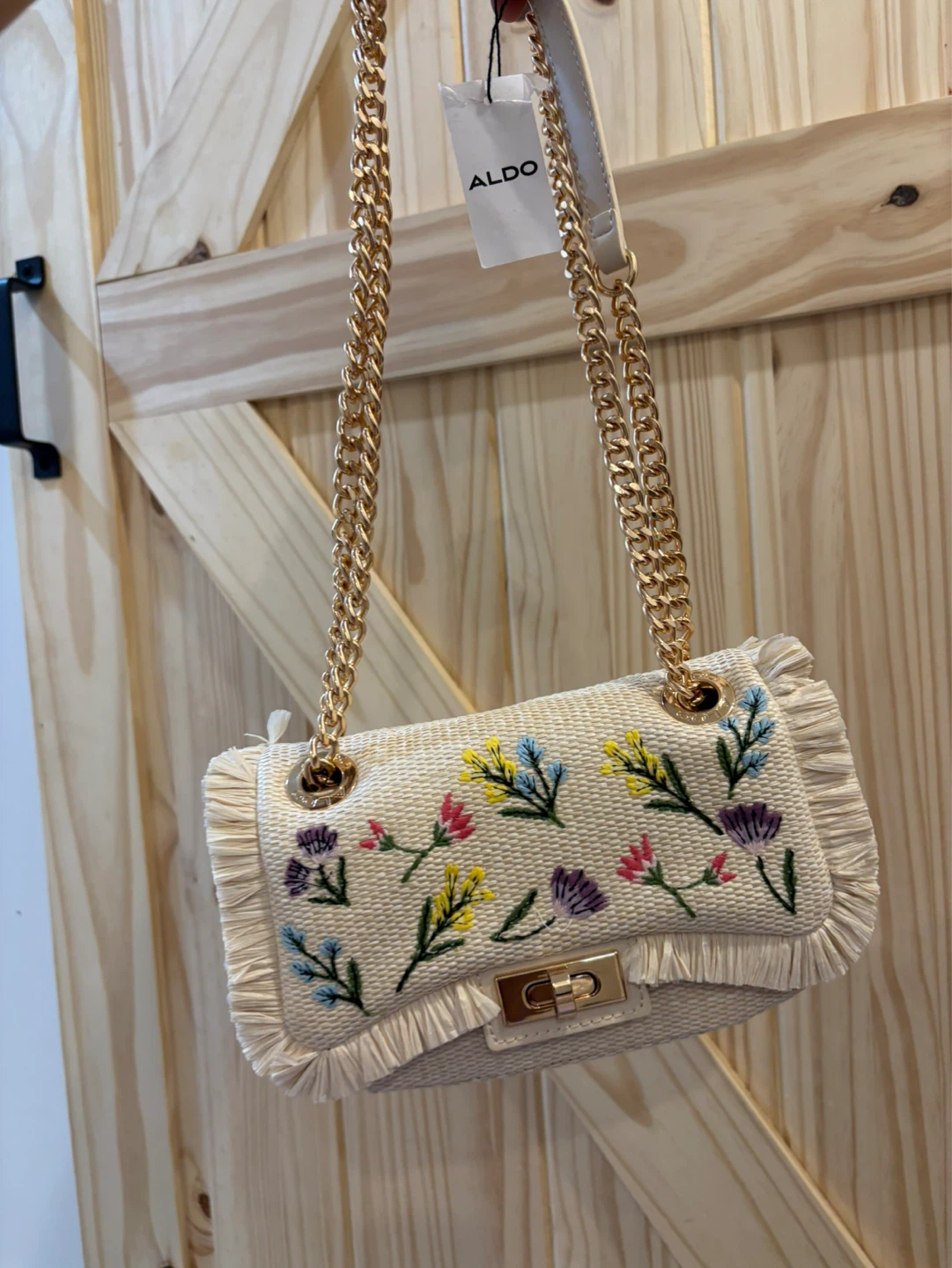 ALDO Embroidered Shoulder Bag - photo 2