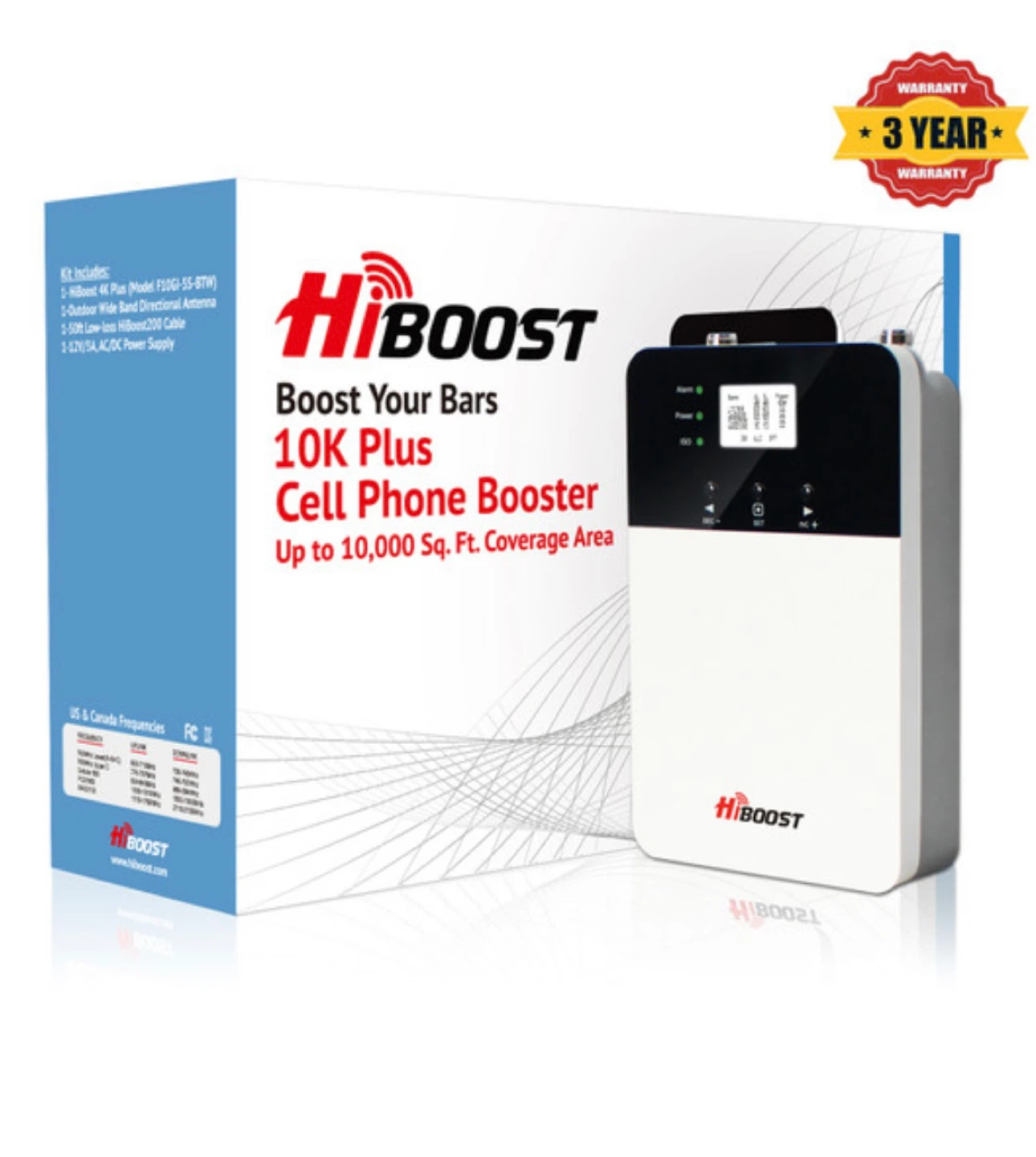 HiBoost 10K Plus Cell Phone Booster Kit
