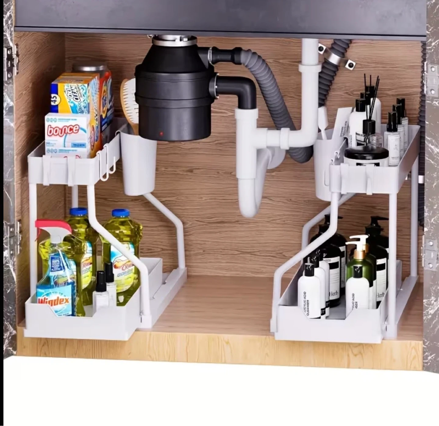 2-Tier Pull-Out Under Sink Organizer (BRAND NEW IN BOX) - photo 2