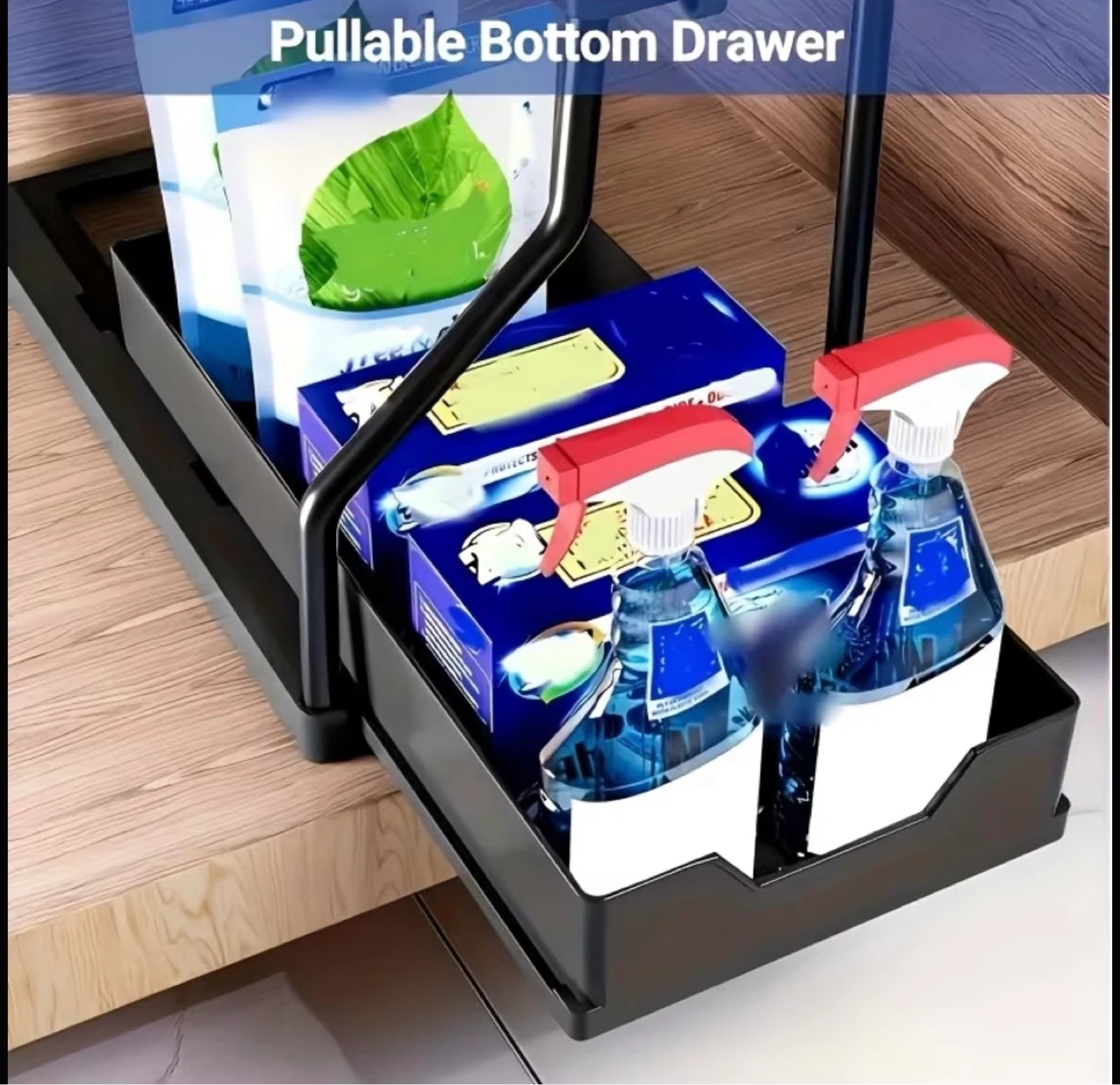2-Tier Pull-Out Under Sink Organizer (BRAND NEW IN BOX) - photo 3