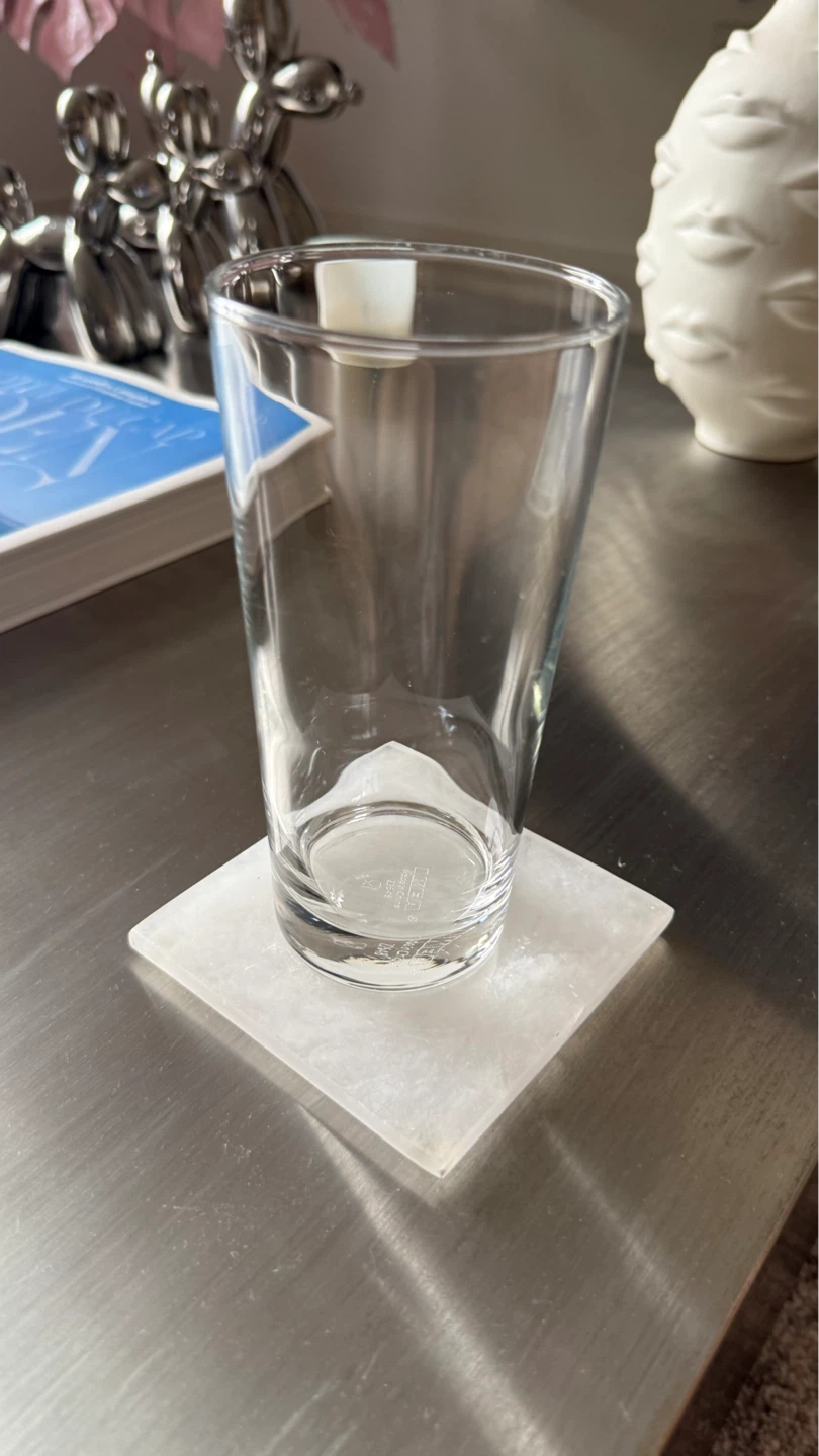 CB2 Marble Coaster- set of 4
