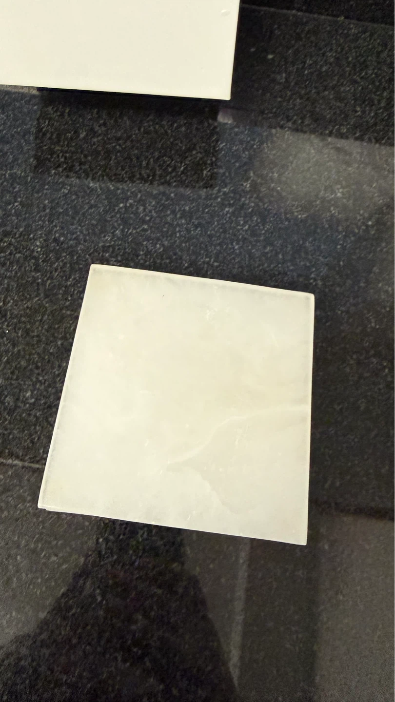 CB2 Marble Coaster- set of 4 - photo 2