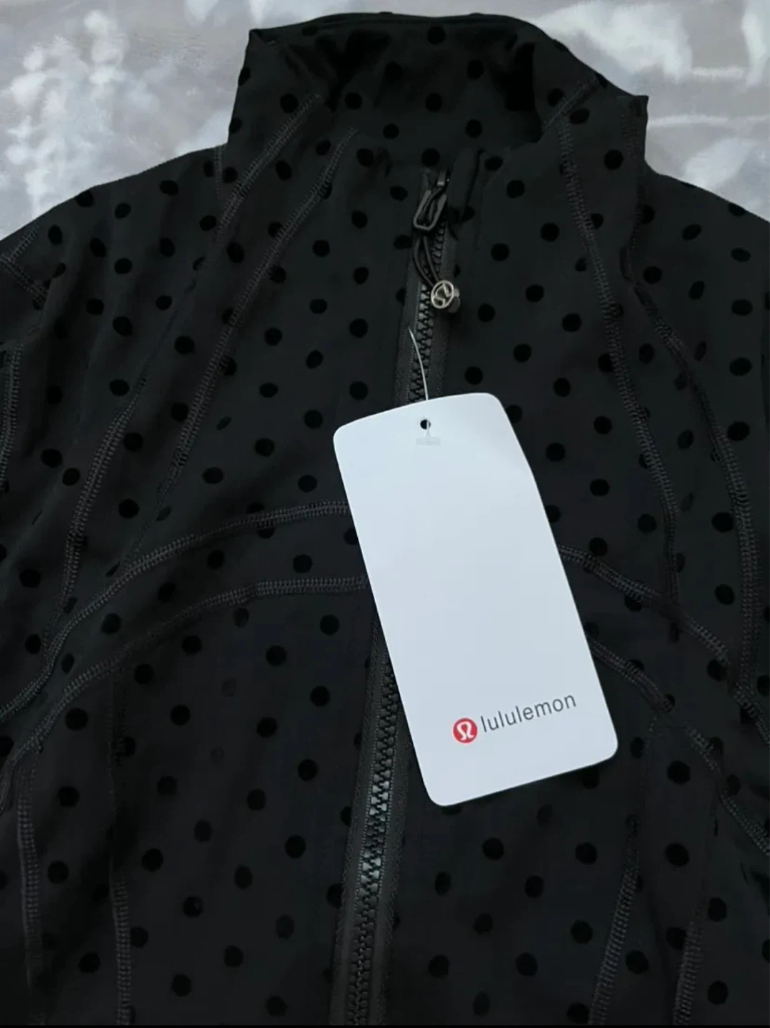 Lululemon Black Polka Dot Jacket - photo 2