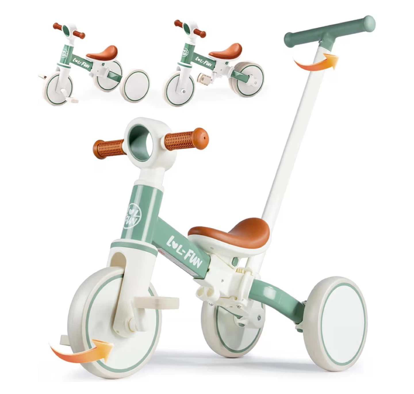 LOL-FUN 5-in-1 Tricycle for Toddlers - photo 2