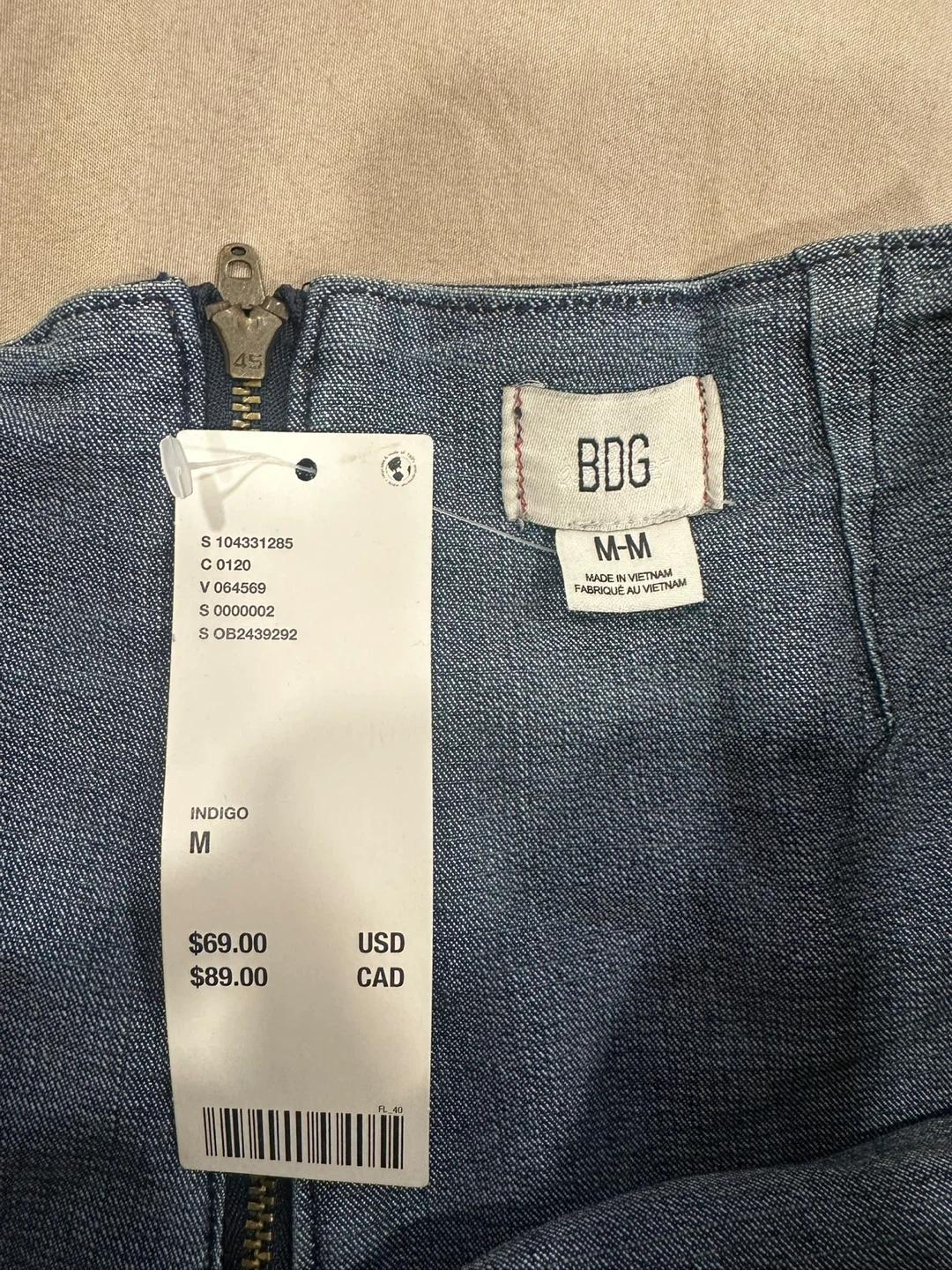 BDG Double Belted Denim Mini Skort - photo 3