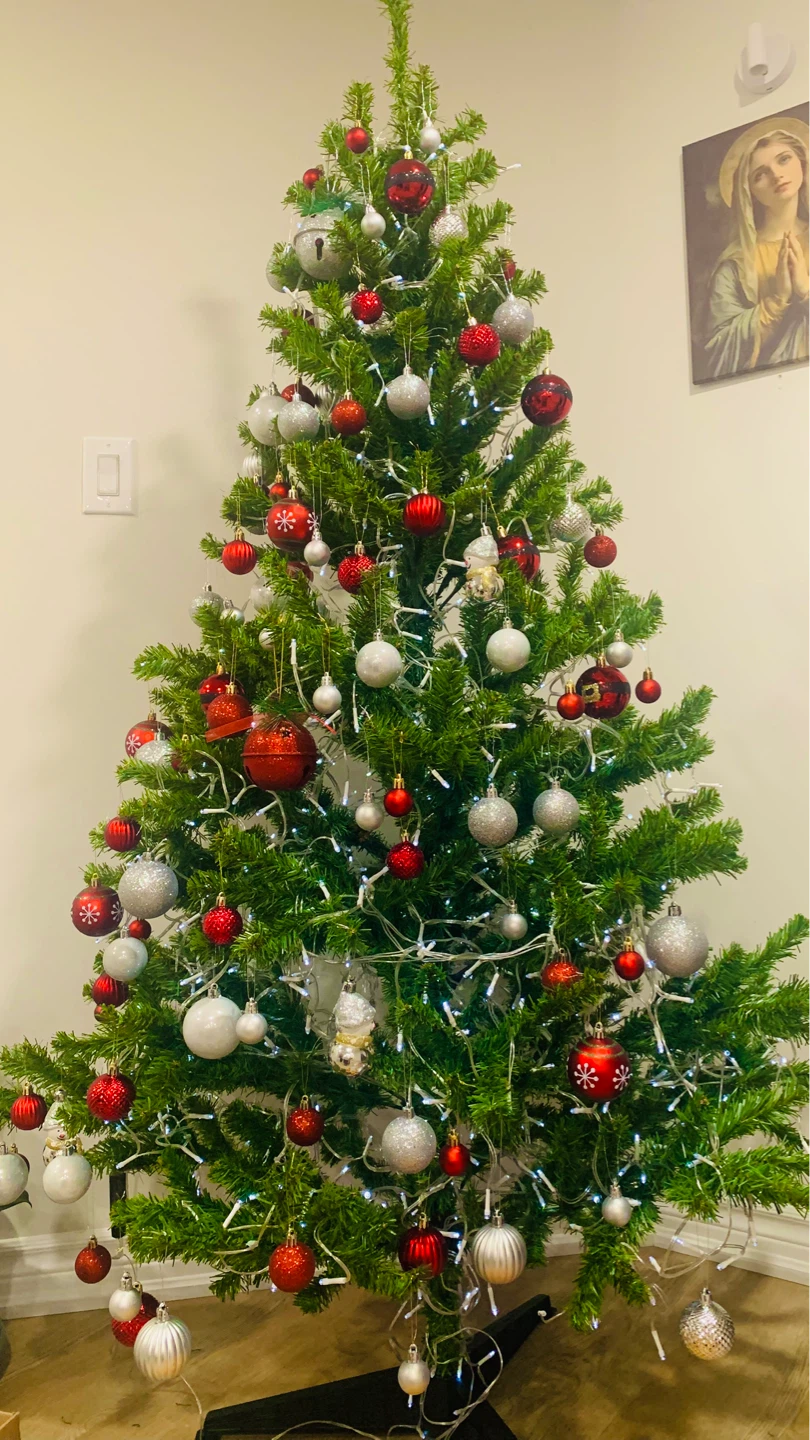 Canadian Pine Artificial Christmas Tree - 6 ft - photo 5