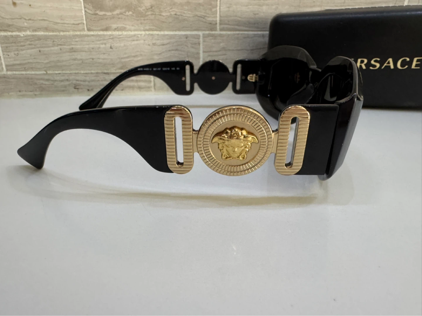 Versace Black Sunglasses with Medusa Emblem - photo 3
