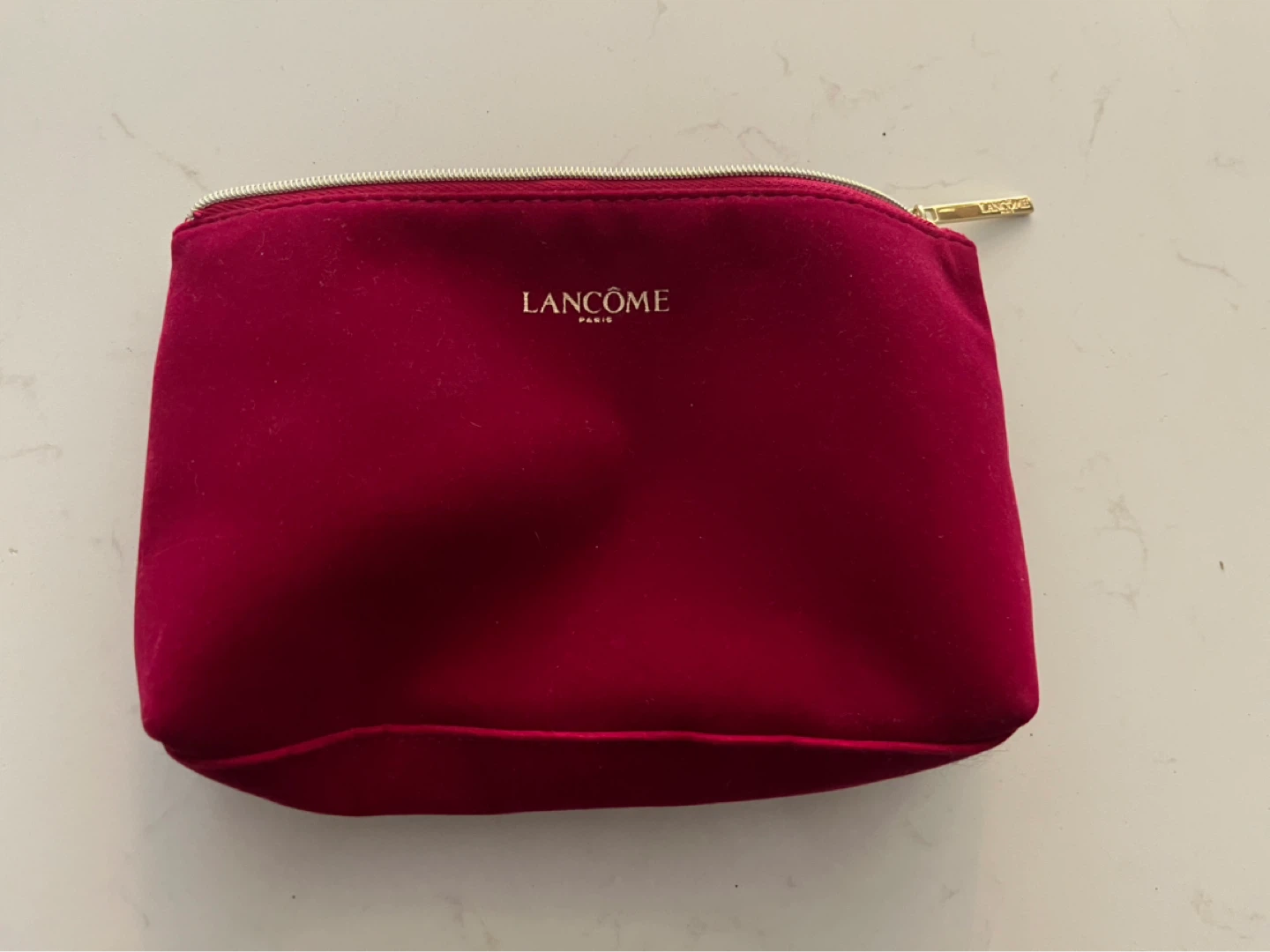 Lancôme Red Velvet Makeup Bag