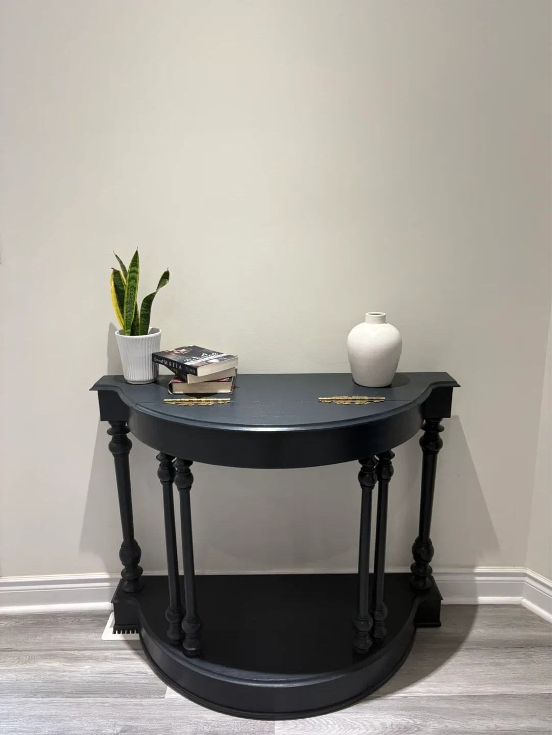 Refinished Bombay  Console Table