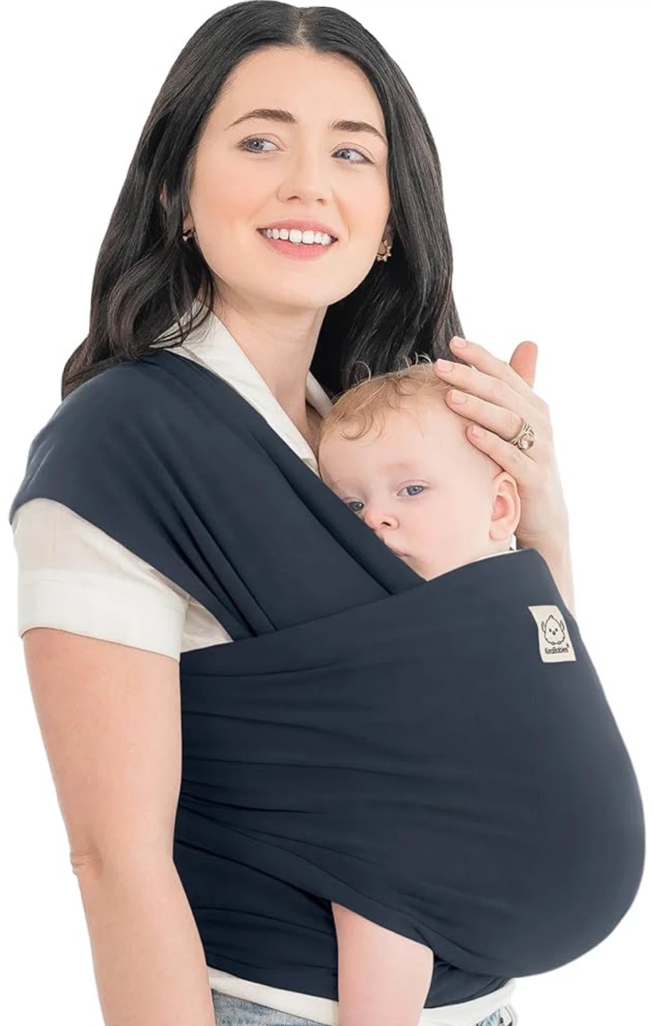 KeaBabies Baby Wrap Carrier – Midnight Black | Brand New