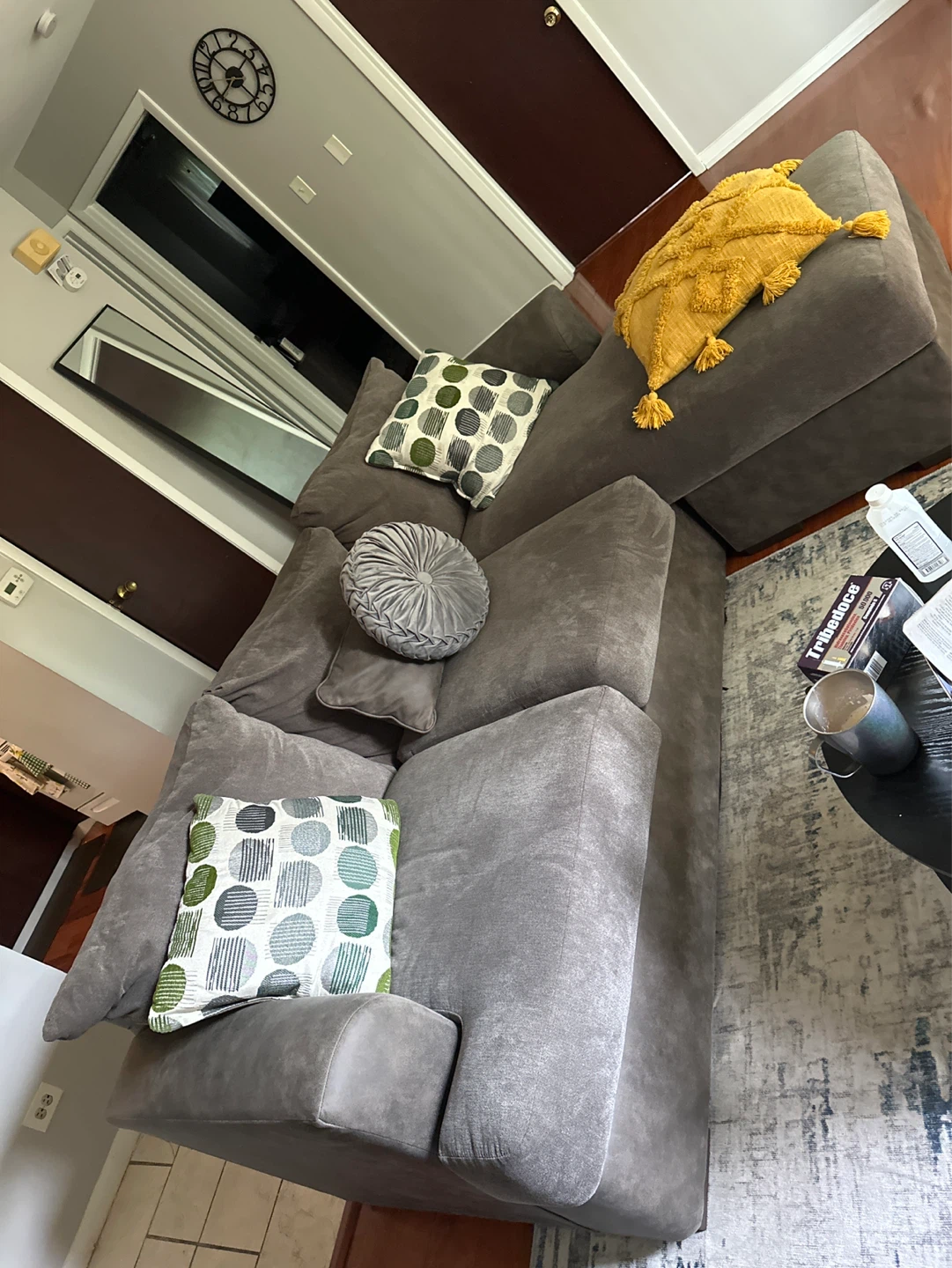 Gray Sectional Sofa - photo 2