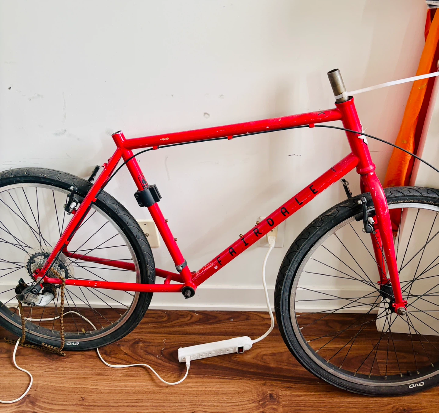Red Fairdale Bicycle Frame - Repair Project! - photo 2