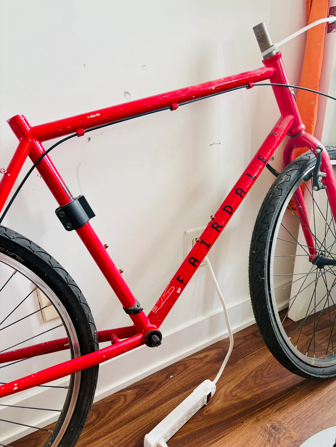 Red Fairdale Bicycle Frame - Repair Project! - photo 4