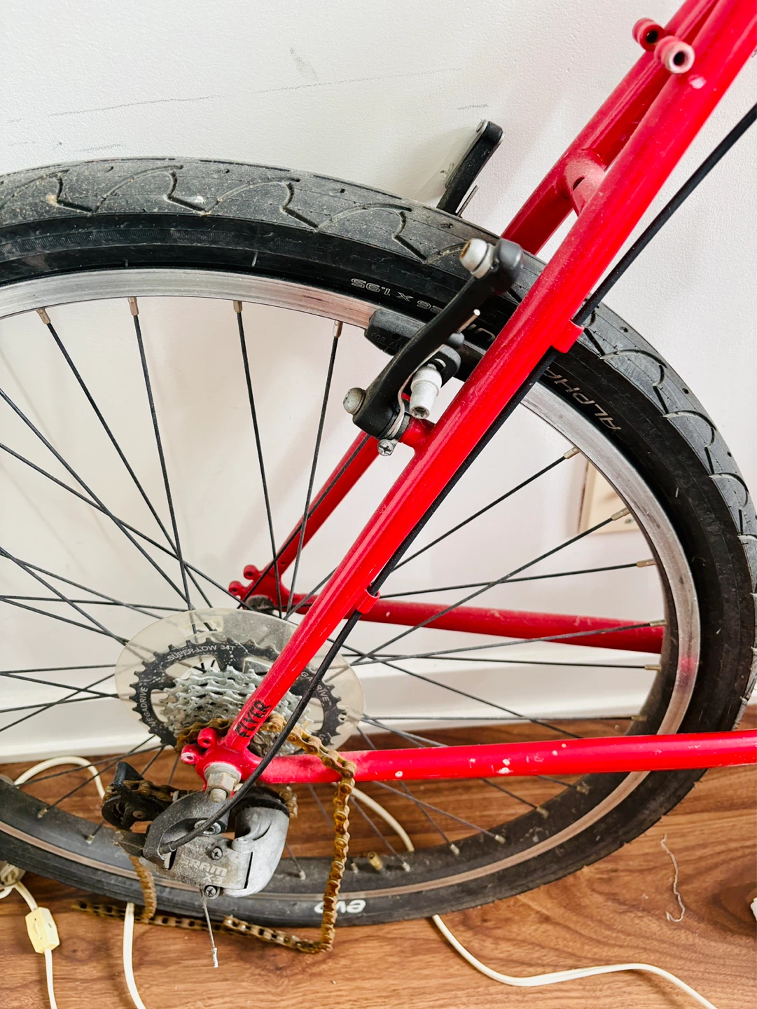 Red Fairdale Bicycle Frame - Repair Project! - photo 3