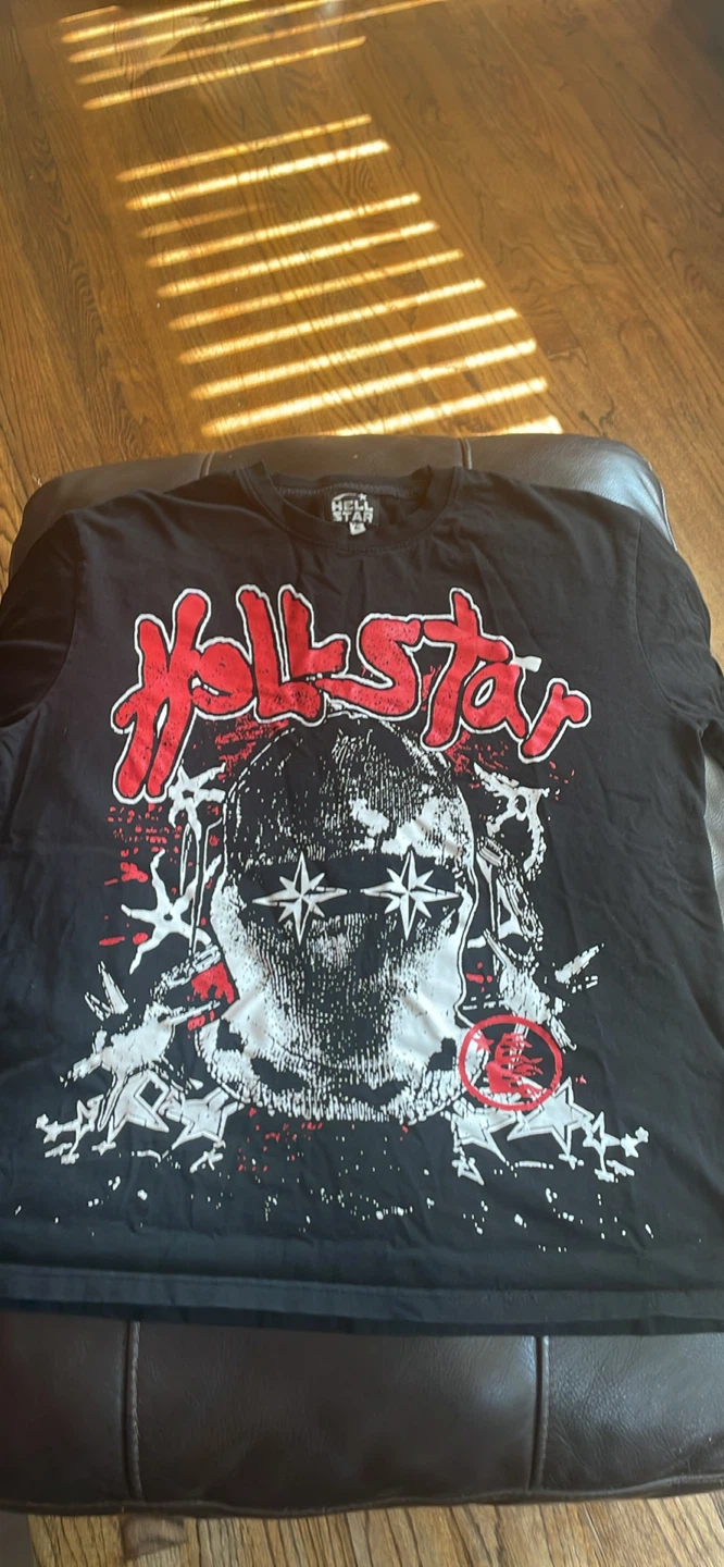 Hellstar Black Graphic T-Shirt