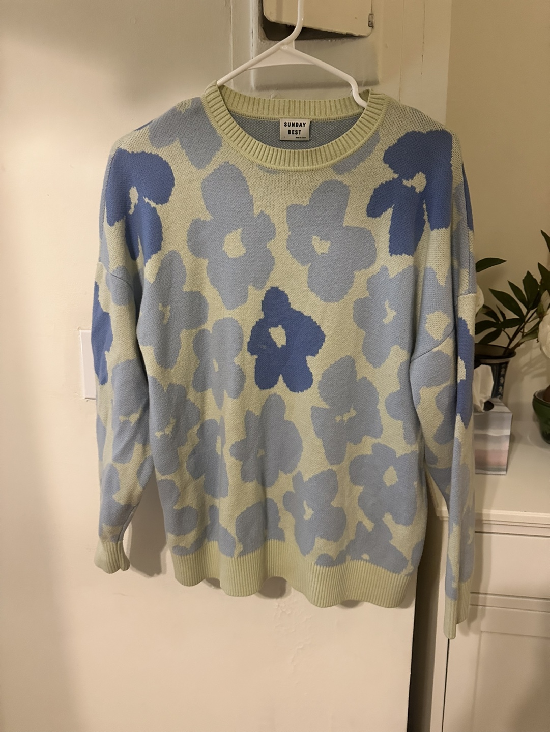 Aritzia Sunday Best Floral Knit Sweater