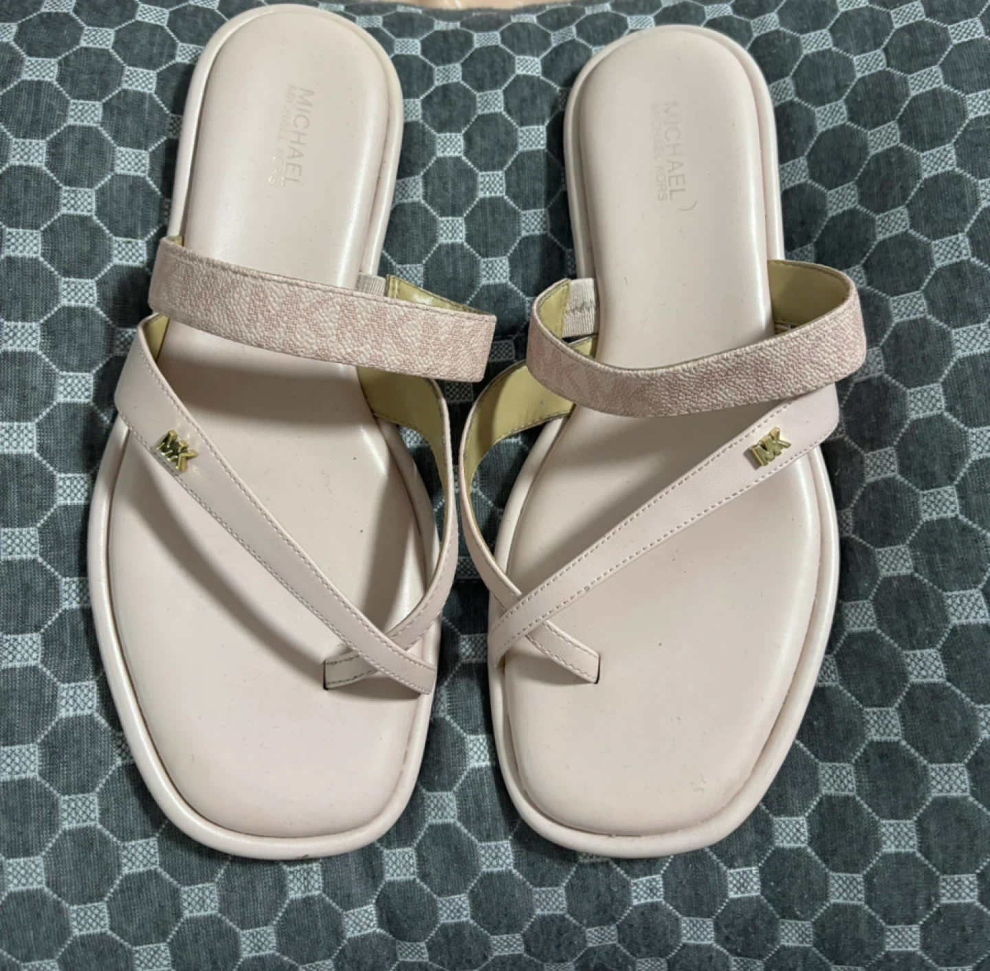 Michael Kors Pink Thong Sandals