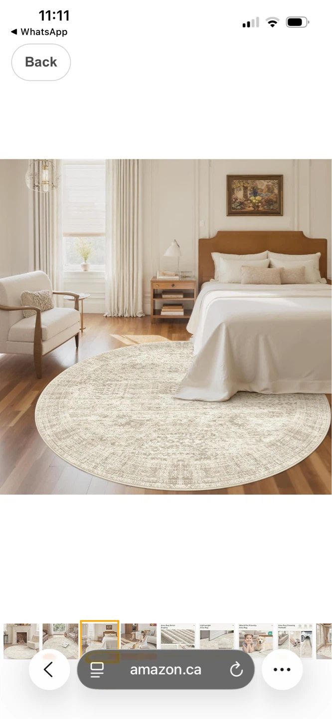 Round Area Rug 5ft - photo 2