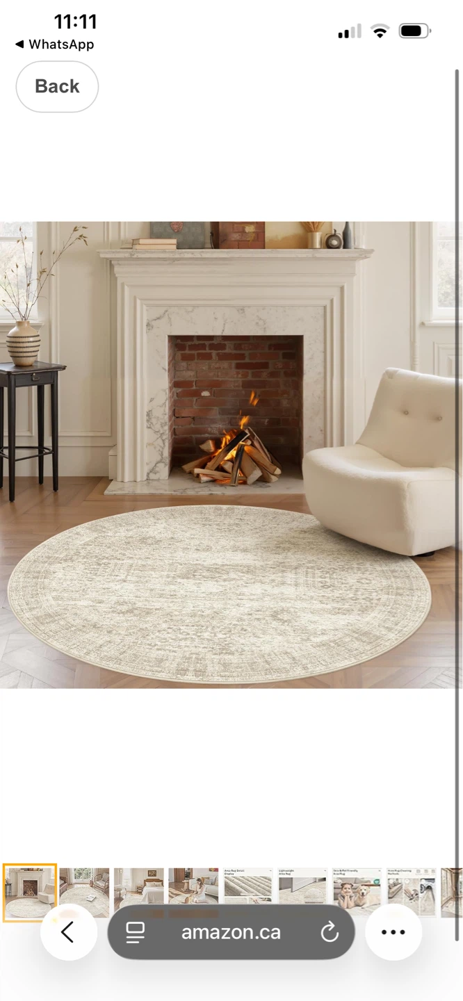 Round Area Rug 5ft