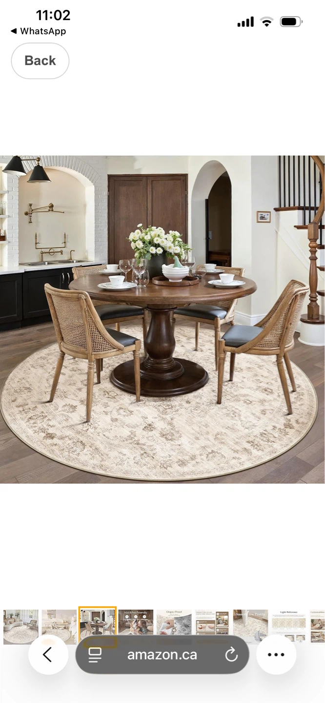 Round Area Rug 8ft - photo 2