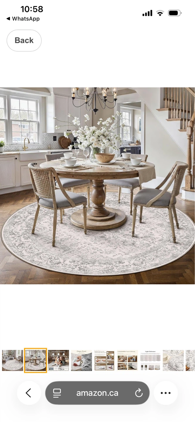 Round Area Rug 8ft - photo 2