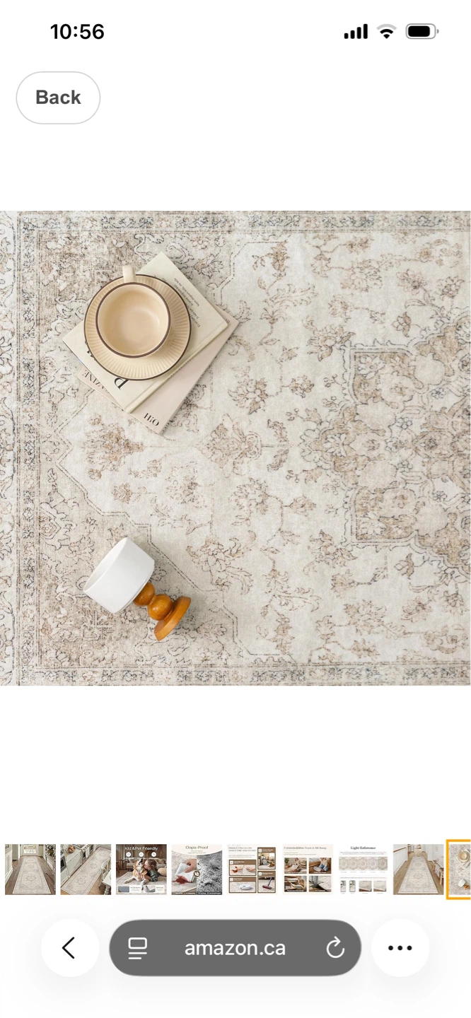 Distressed Medallion Runner Rug 3X10 - photo 3