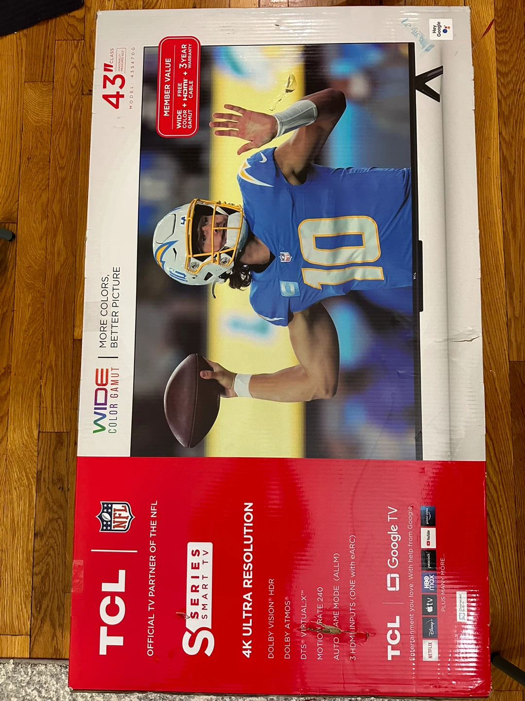 TCL 43" S Series Smart TV with TV stand - photo 2