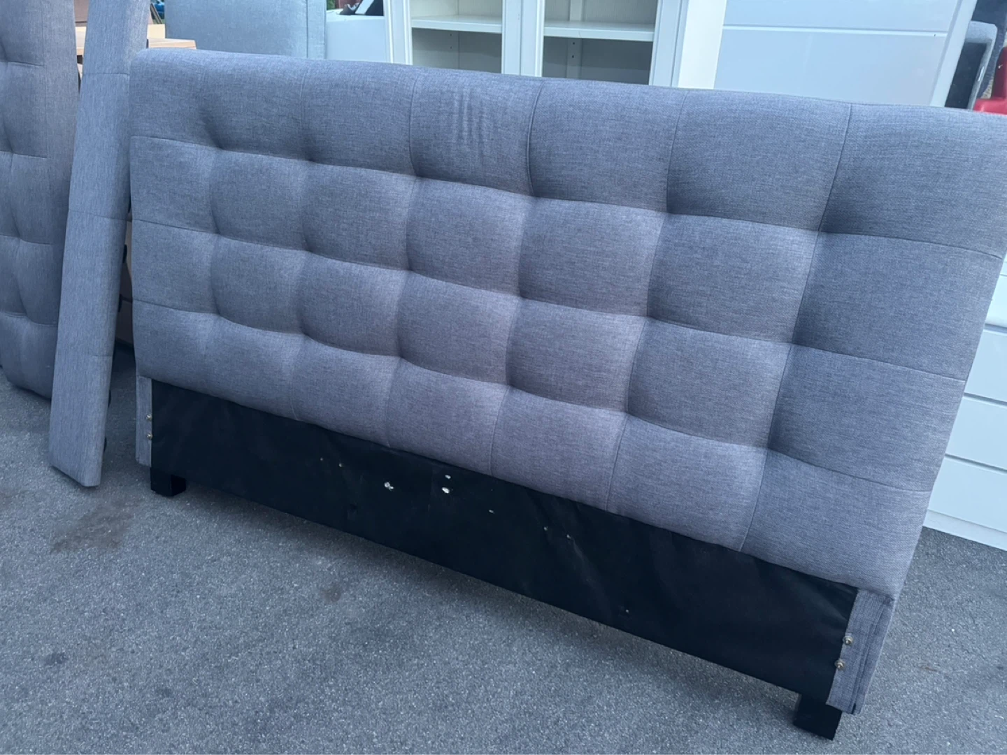 Grey  king bed - photo 3