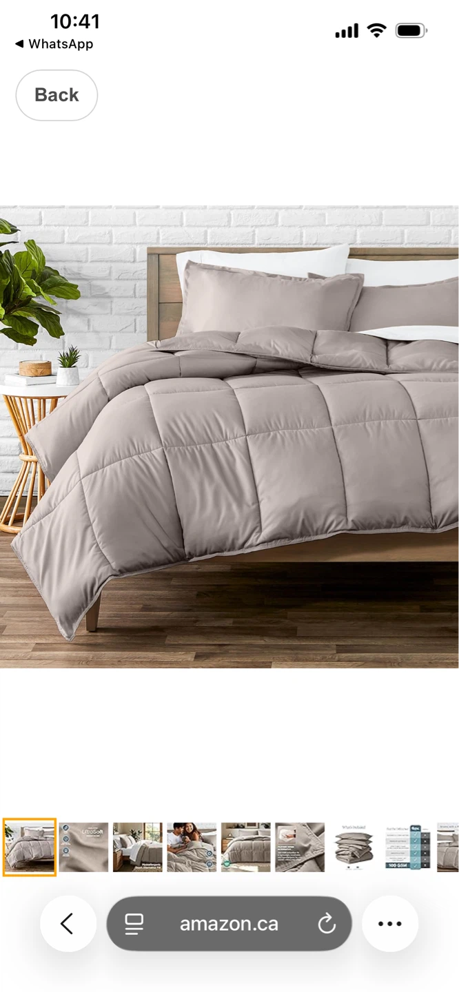UltraSoft Down Alternative Comforter King California size