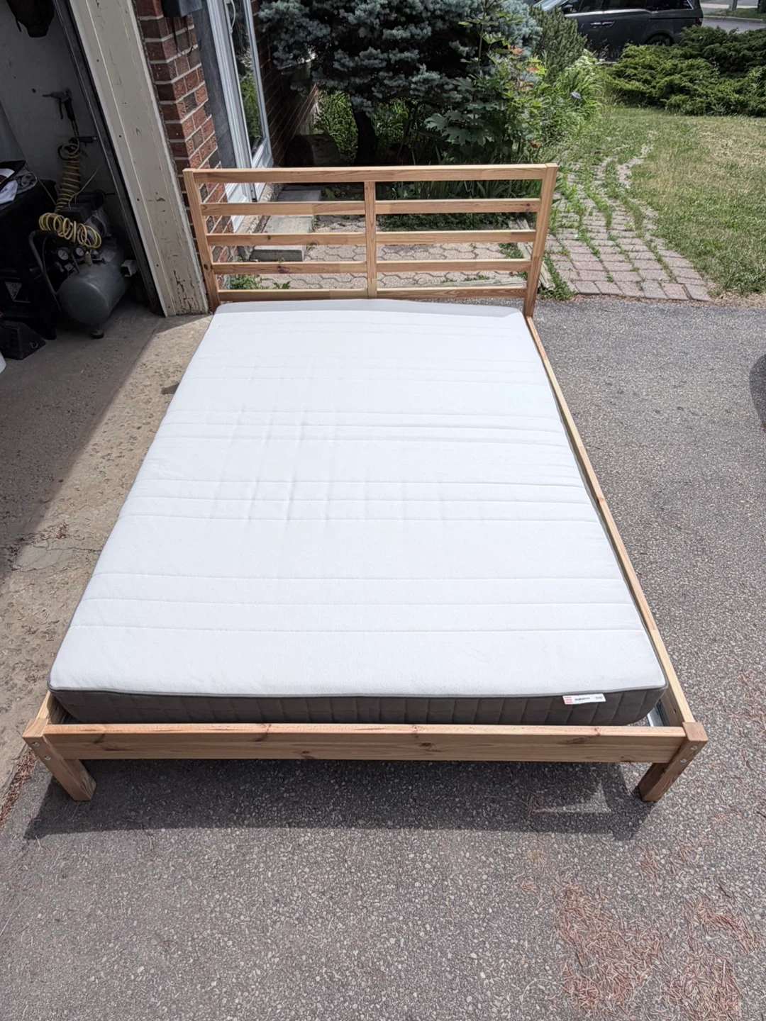 IKEA TARVA Bed Frame with Mattress - photo 2