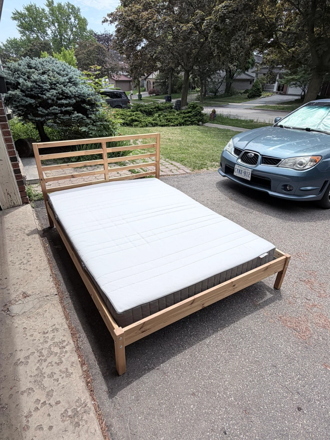 IKEA TARVA Bed Frame with Mattress - photo 3