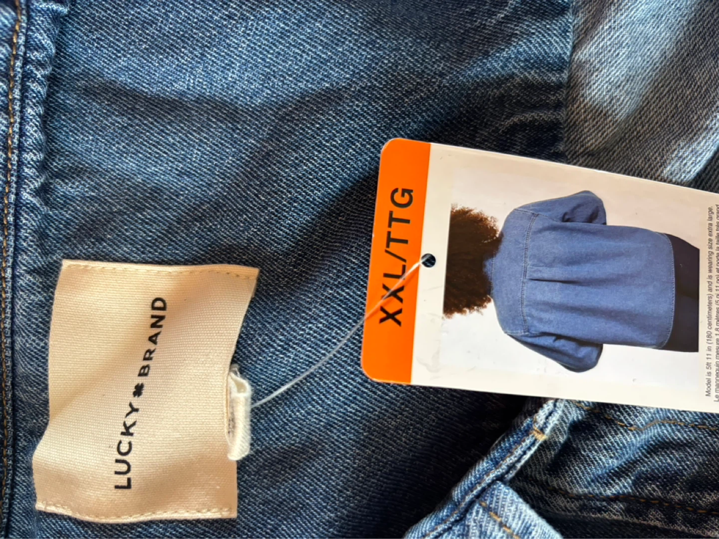 Ladies Lucky Brand Denim Shirt - photo 3