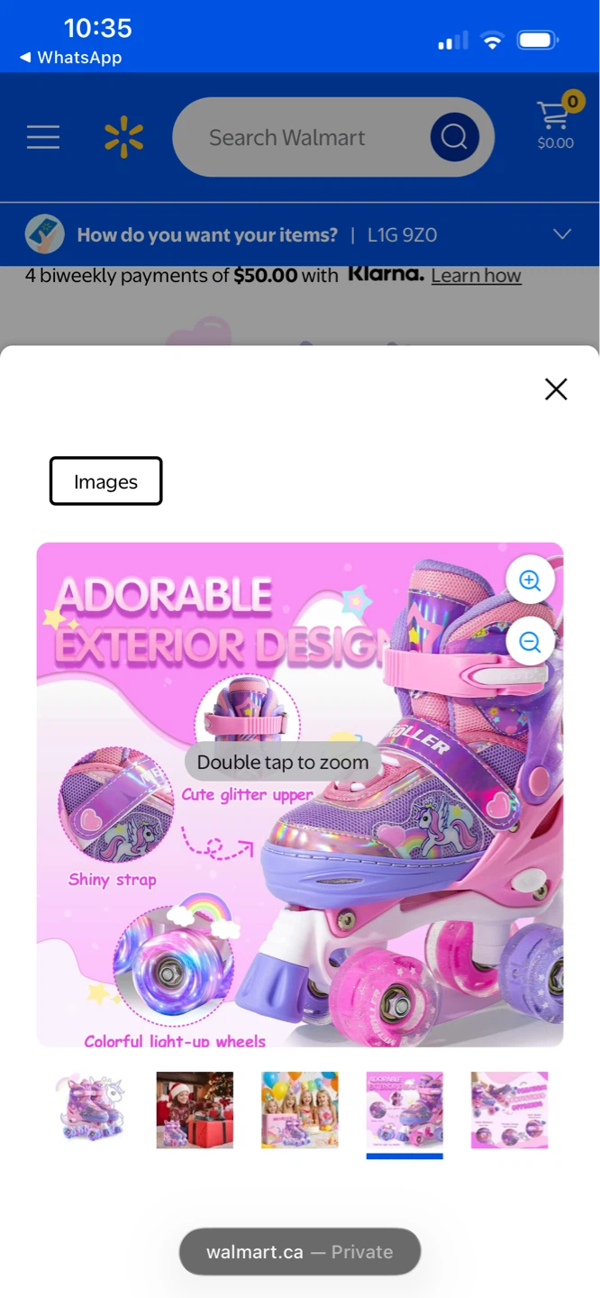 Kids Roller Skates - Unicorn Design-(10c - 13c US size) - photo 2