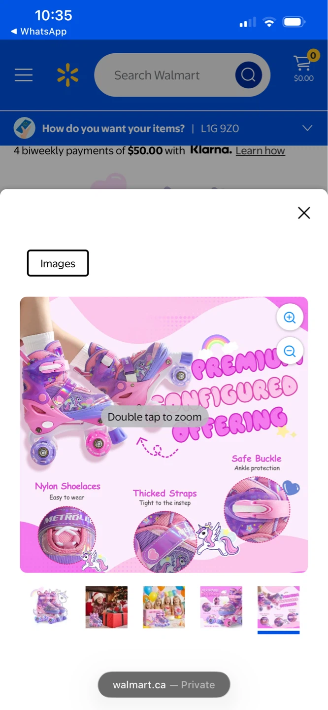 Kids Roller Skates - Unicorn Design-(10c - 13c US size) - photo 3