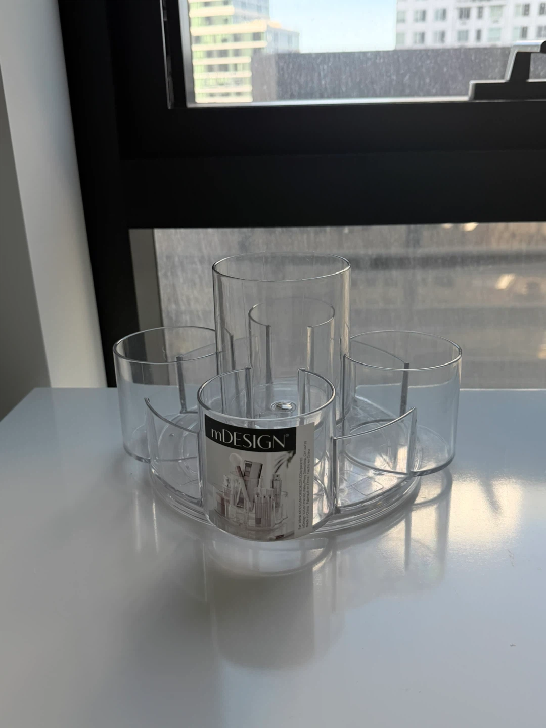 mDesign Clear Rotating Makeup Organizer - photo 5